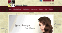 Desktop Screenshot of galenassalon.com